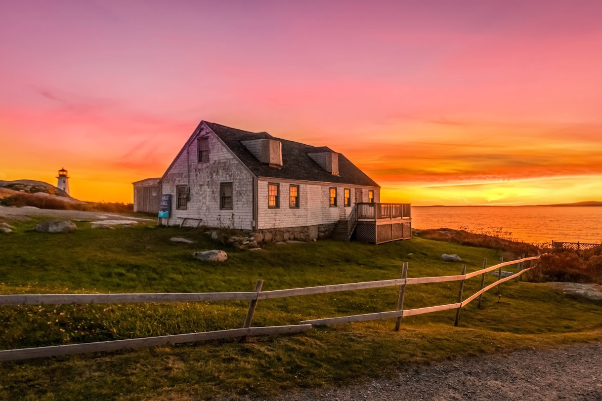 Peggy's Cove Sunset
