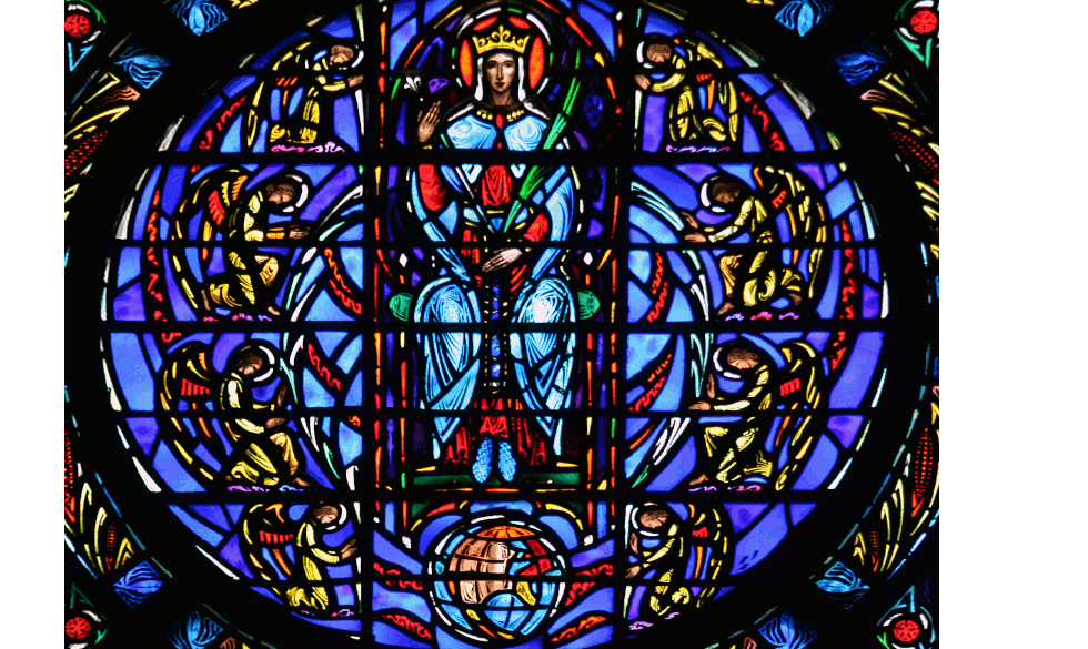 Stained glass from Cathedral of St. Paul, MN