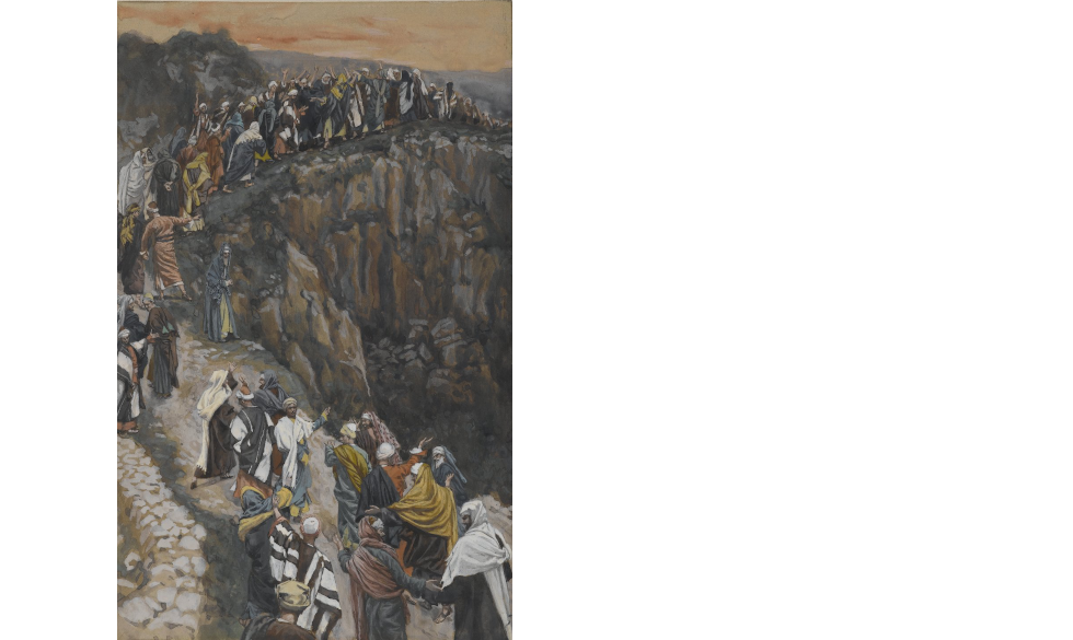 L' escarpement de Nazareth - James Tissot